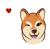 Icone Mascotte winkheart