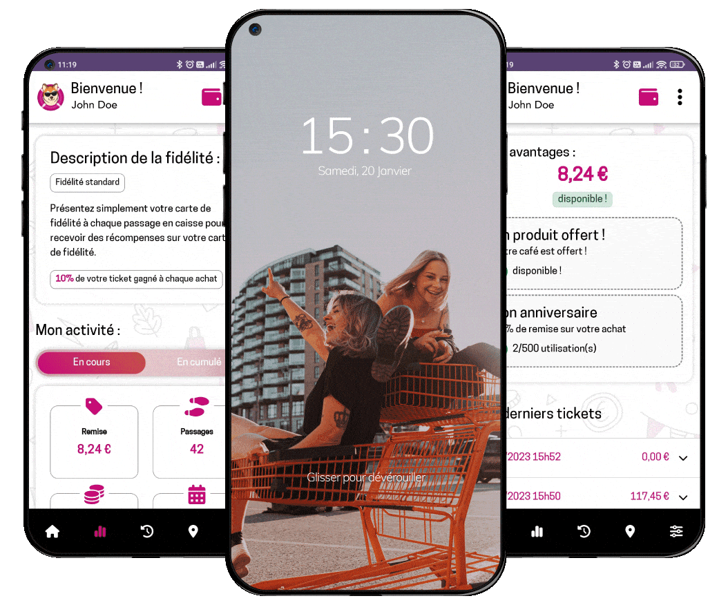 Notifications commerciales